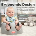 thumbnail image 5 of Nuby My Baby Seat, Foam Booster Seat with 3-Point Harness, Gray, 5 of 14