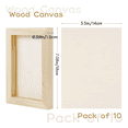 thumbnail image 2 of 10 Pcs 5.5x7Inch Wood Panel Boards, Unfinished Wood Canvas Wooden for Painting, Arts, Pouring Use with Oils, Acrylics, 2 of 5
