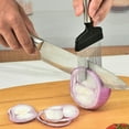 thumbnail image 4 of Cheers.US Onion Slicer, Onion Cutter Holder, Lemon Potato Tomato Slicer, Vegetable Stalking Fork, Meat Tenderer, Stainless Steel Kitchen Slicer for Slicing Onions,Avocados,Eggs, 4 of 7
