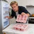 thumbnail image 4 of 6-Cavity Bear Shaped Silicone Ice Cube Tray Novelty Animal Ice Mold Easy Release Food Baking Pan for Dessert Cake Baking Home Bar Parties Drink Enthusiasts, 4 of 7