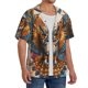 thumbnail image 2 of Fotbe Colorful Owl Tattoo Art Camisa Estampada de Manga Corta para Hombre, Casual de Verano, Estilo Playero, Sin Arrugas-XX-Large, 2 of 5
