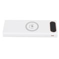 thumbnail image 3 of Banco de energía L10 10x18650 DIY de 22,5 W, carga rápida, 15 W, batería externa inalámbrica con pantalla LCD y entrada micro tipo C, color blanco, 3 of 14