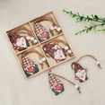thumbnail image 2 of CSCHome 12PCS Christmas Durable Faceless Gnome Doll Wooden Hanging Decor for Room Office Decor, 2 of 5