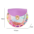 thumbnail image 3 of Conjunto de fabricación de Material de bolso de hombro hecho a mano para niños, embalaje para padres e hijos para mujer Púrpura, 3 of 8