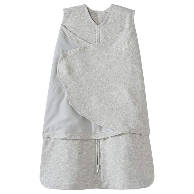 Manta portátil HALO Sleepsack Swaddle 100% algodón gris