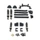 thumbnail image 1 of Kit de actualización RC 1/12, pieza de reparación de amortiguador delantero y trasero, barra de acoplamiento, barra de acoplamiento para 82PR0 MN82, negro, 1 of 8
