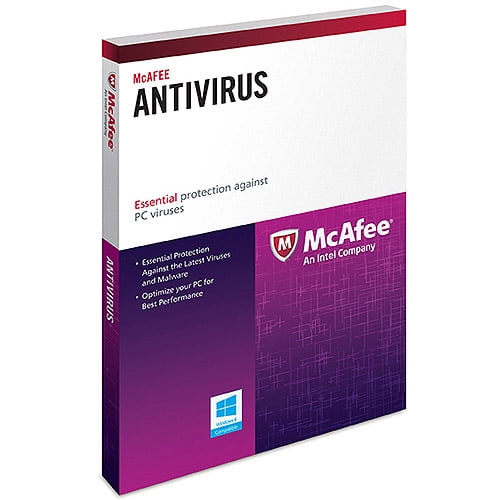 McAfee AntiVirus 2014 (Windows), 1 User - Walmart.com