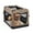 Beige Coffee, variant on Veehoo Folding Soft Dog Crate, 3-Door Pet Kennel, 600D Cationic Oxford Fabric, 40", Black