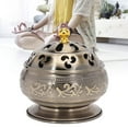 thumbnail image 4 of Incense Pot, Bronze Metal Incense Burning Rack Attractive Decorative Easy Cleaning  For Room, 4 of 8