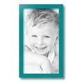 thumbnail image 2 of ArtToFrames 9" x 16" Aqua Picture Frame, 9x16 inch Green Wood Poster Frame (WOM-4428), 2 of 8