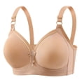 thumbnail image 2 of Hrsba Womens Plus Size Bra,Women's Large Size Adjustable Push-Up Breathable Full Cup Bra Without Wires,Womens Casual Summer Bra,Womens Bra, 2 of 4