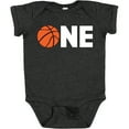 thumbnail image 3 of Inktastic One Basketball First Birthday Boys or Girls Baby Bodysuit, 3 of 5