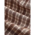 thumbnail image 4 of Womens Khaki Plaid Tiered Ruffle A-Line Skirt With Drawstring Waist, 4 of 8