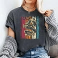 thumbnail image 3 of Imagine Dragon Vintage Cool Art Graphic T-Shirt, Sizes S-5XL, Tbun, 3 of 5