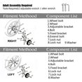 thumbnail image 5 of Kids Bike Stabilizers, Bicycle Training Wheels, Universal Support Wheels For 18 20 22 Inch Children's Bikes (1 Pair Black), 5 of 5