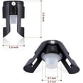thumbnail image 2 of 2Pack Champagne Stopper Black - Professional Champagne Saver Bottle Stopper with Pure Silicone Airtight Seal - Stainless Steel Prosecco, Cava, and Sparkling Wine Stopper, 2 of 6