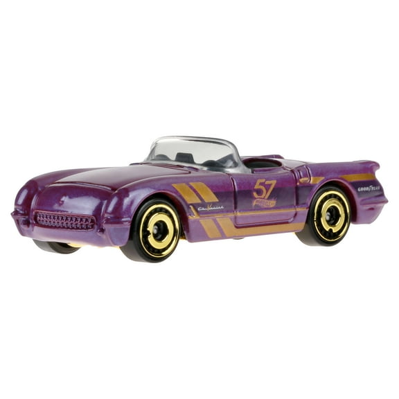 Hot Wheels 1:64 Scale Die-Cast Toy Car or Truck with Turquoise- & Copper-Colored Deco (Styles May Vary)