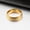 Gold, variant on Unisex Metal Geometric Carved Tire Ring, Electroplated Design, Unique Automotive Style Gift for Car Enthusiasts