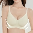 thumbnail image 3 of Busydd Bras for Women No Underwire Breathable Comfortable Solid Color Seamless Bra Solid Color Supportive Everyday Push up Bra M, 3 of 3