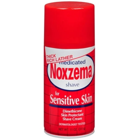 Noxzema Medicated Shave Cream for Sensitive Skin 11 Ounce