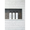 thumbnail image 6 of Alora 16oz Refillable Shampoo and Conditioner Bottles - Set of 3 - White - Easy to read Lettering - Pump Bottle Dispenser for Shampoo, Conditioner, Body Wash - Empty Plastic Refillable Containers, 6 of 7