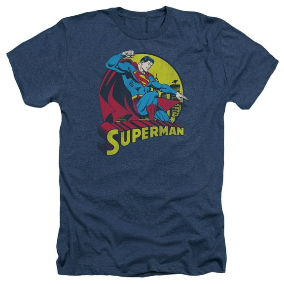 Dc - Big Blue - Heather Short Sleeve Shirt - Small
