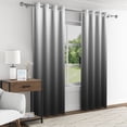 thumbnail image 3 of Aofoto Grommet Curtains Room Darkening Curtains for Living Room 52x84 inch Set of 2, Gray, 3 of 5