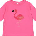 thumbnail image 4 of Inktastic Cute Flamingo Bird Boys or Girls Long Sleeve Toddler T-Shirt, 4 of 5