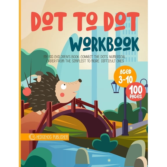 Preschool Learning Workbook Dot To Dot Workbook: My Big Children's Book: Connect the Dots, Numerical Order From the Simplest to More Difficult Ones, (Paperback)