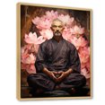 thumbnail image 2 of Designart "Asana Of The Lotus In Yoga II" Yoga Floater Framed Canvas Prints, 2 of 5