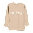 thumbnail image 2 of Craaazy Merry Christmas Shirt for Women Christmas Printed Crewneck Pullover Sweatshirts Funny Xmas Fashion Holiday Tops Gifts For Women, 2 of 6