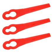 80Pcs Replacement Grass Trimmer Blades Spare Part Lawn Mower Cutting