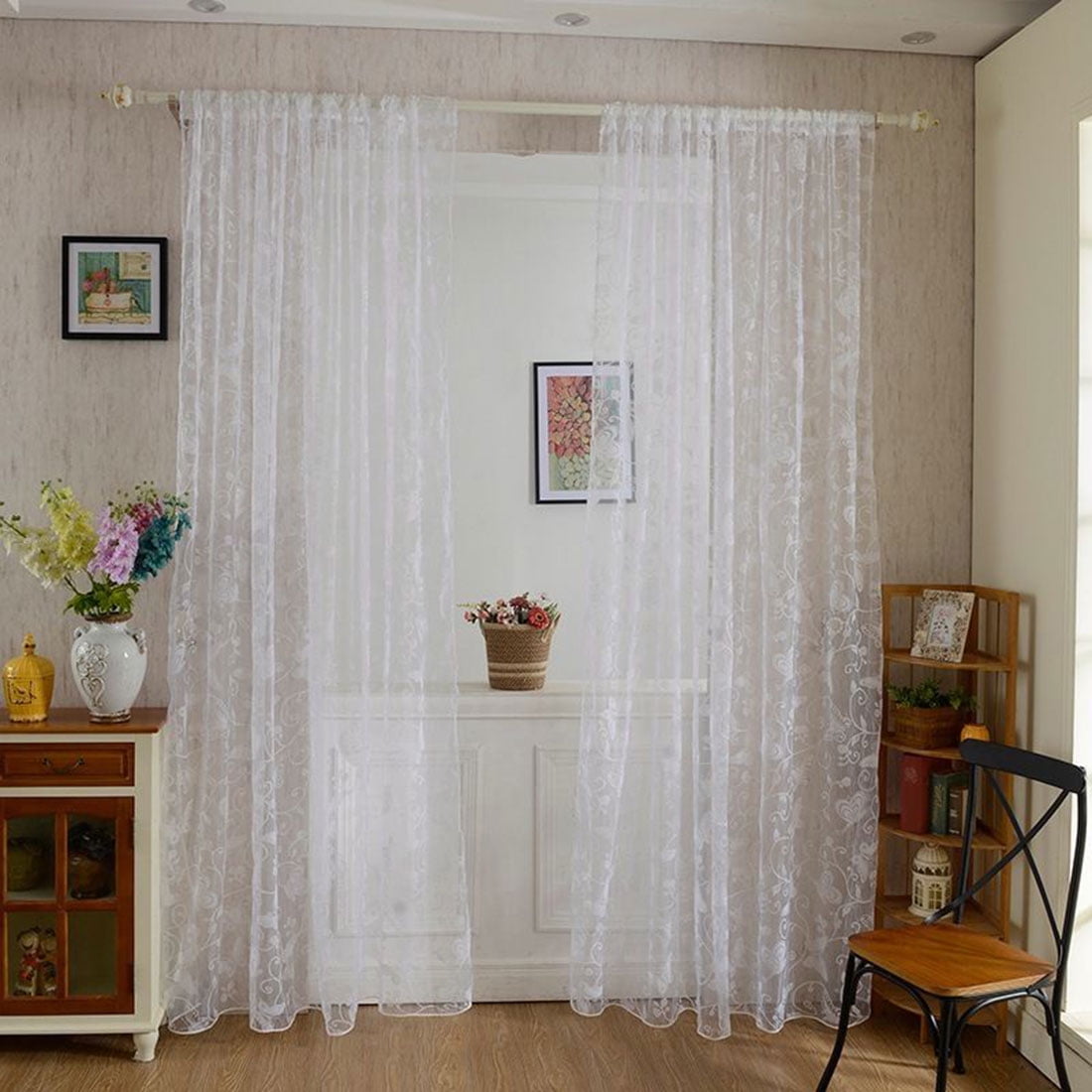 Home Voile Sheer Curtain Panel Erfly Window Ds 39 X 78 Inch Home Voile Sheer Curtain Panel Erfly Window Ds 39 X 78 Inch Com