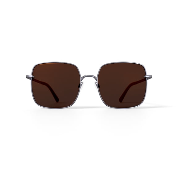 Prive Revaux Women's Rx'able Fashion Polarized Sunglasses, Casino Nights, Square, Silver, 55-18-145