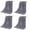 Grey, variant on 4 Piece Super Absorbent Quick Dry Hair Towel Thickened Design Sports Gym Towel For Fast Drying And Gentle Scalp Care