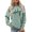 Light Green, variant on JIAYUE Women's Sweatshirt Autumn Winter Letter Print Crewneck Pullover Long Sleeve Hoodless Sweatshirts Casual Fashionable Soft Fleece Comfortable And Outdoor Play Wear