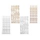 thumbnail image 1 of Self Adhesive Letters Stickers Alphabet Decal For Crafting Decorating Planners Photo Albums White 4 Sheets, 1 of 5