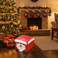 thumbnail image 6 of Christmas Santa Claus Storage Bins with Lids and Carrying Handle,Foldable Holiday Storage Boxes Organizer Containers with Cover for Home Bedroom Closet Office, 6 of 6