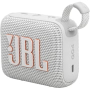 Restored JBL Go 4 - Ultra-Portable Bluetooth Speaker - White