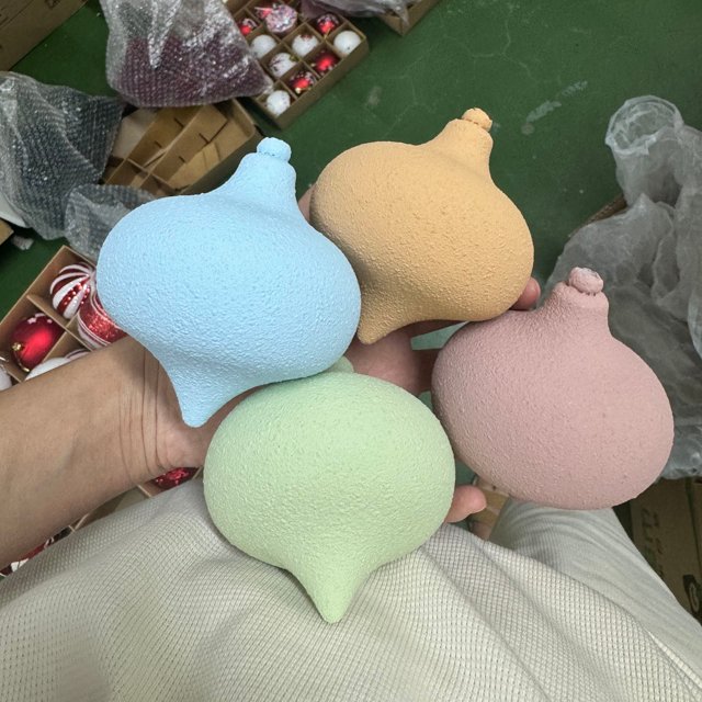 Decoraciones navideñas para interiores Fiudx 12 piezas de bolas de Navidad con textura adornos de plástico para árbol de Navidad adornos colgantes