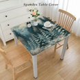 thumbnail image 2 of Christmas Tablecloth Rectangular, Grey Washable Table Cover for Party Picnic Dinner Decor, 2 of 7