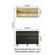 thumbnail image 3 of Madesa Gabinete de Cocina Integral Compacto 120 cm Reims Negro/Rústico 01, 3 of 10