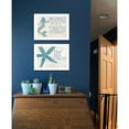thumbnail image 2 of Mermaid Kisses Starfish Wishes by Kate Sherrill Print Wall Art Wood Multi-Color, 2 of 5