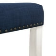 thumbnail image 6 of WestinTrends 24 inch Counter Stool for Island, Kitchen Dining, Bar, with Solidwood Leg, Navy Blue, 6 of 8