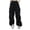 Black plus size cargo pants a1, variant on Cagogo Women Plus Size Wide Leg Cargo Pants Elastic Waist with Pockets Casual Streetwear Loose Long Trousers Workout Lounge Travel Summer Fashion, Black M