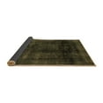 thumbnail image 2 of Ahgly Company Indoor Square Abstract Brown Modern Area Rugs, 3' Square, 2 of 4