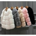 thumbnail image 1 of Kids Faux Fur Baby Thick Parka Girl Warm Coat Jacket Coat Outerwear Children, 1 of 2