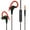 Red, variant on GJX Headphones,Sports In-Ear Headphones,noise Cancelling Headphones,Wired Control for HIFI Sound,Universal Heavy Bass Earbuds,White