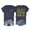 Dark Gray, variant on Women’s T‑Shirt Top with Solid Color Round Neck and Double Print Short Sleeves for Everyday Comfort Women’s Casual Tee Green XL