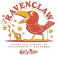 thumbnail image 2 of Boy's Harry Potter Cute Ravenclaw Eagle  Graphic Tee White X Large, 2 of 4